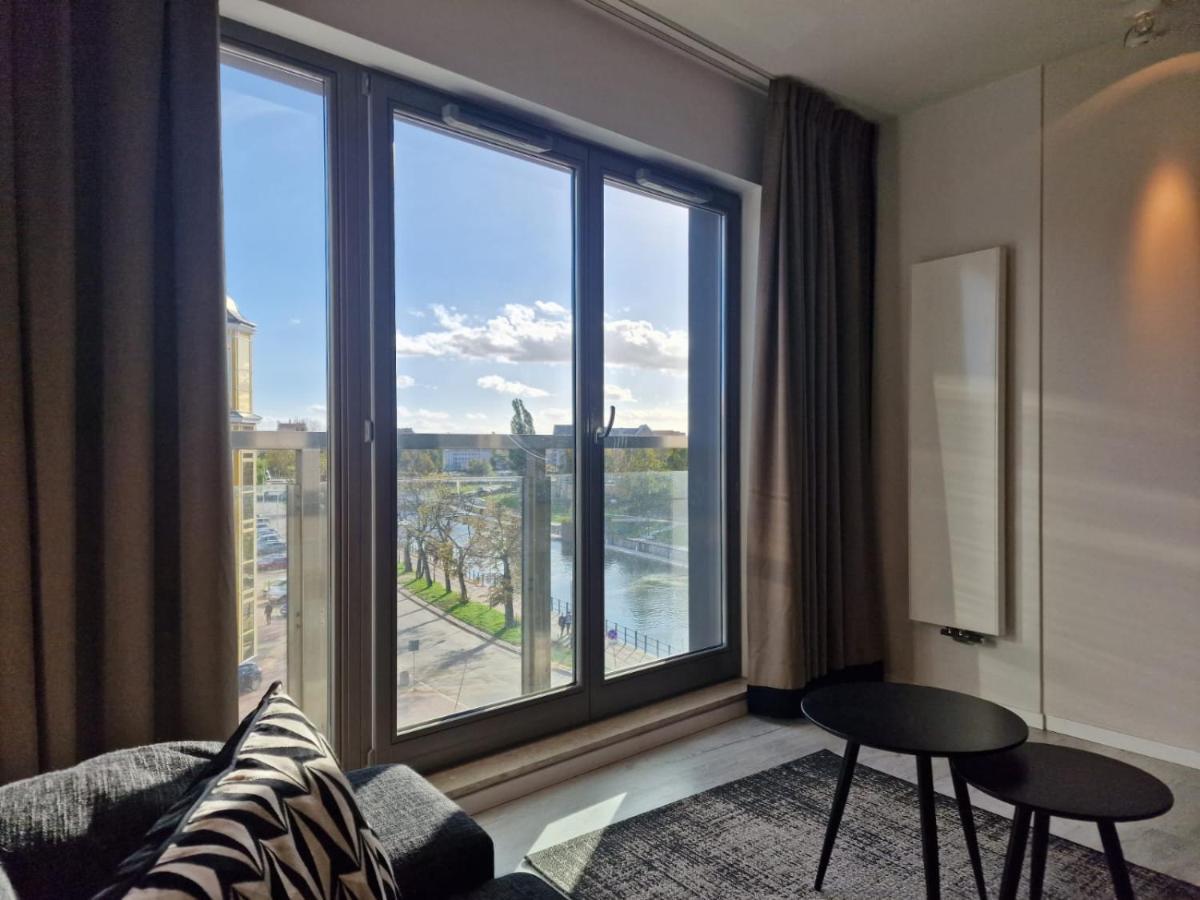 Apartament Szafarnia Waterline, Marina Leilighet Gdańsk Eksteriør bilde